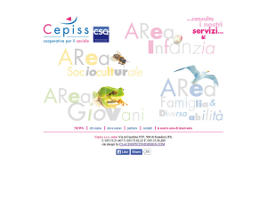 Progetto sito web Cooperativa Sociale Cepiss